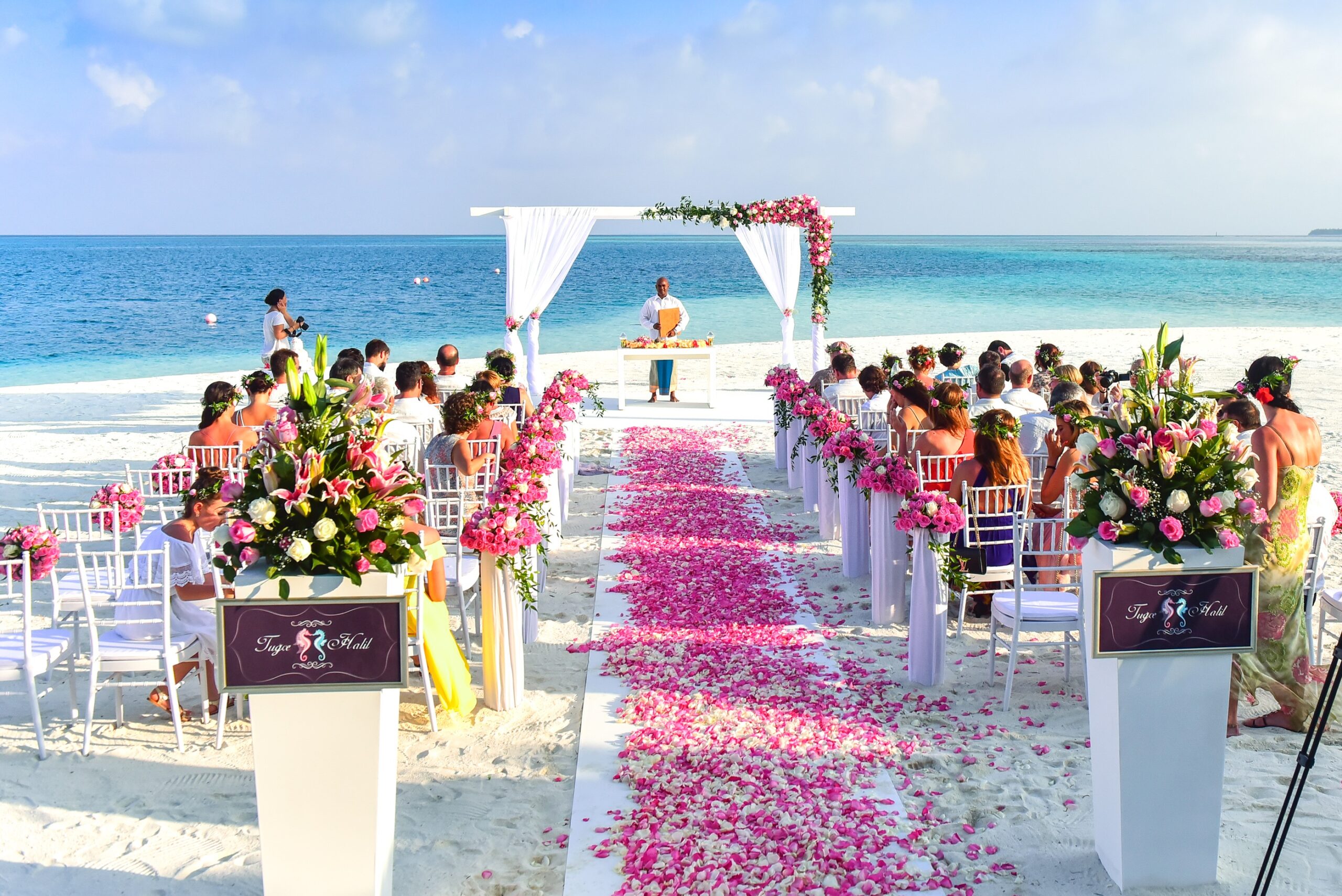 Boda en la playa
