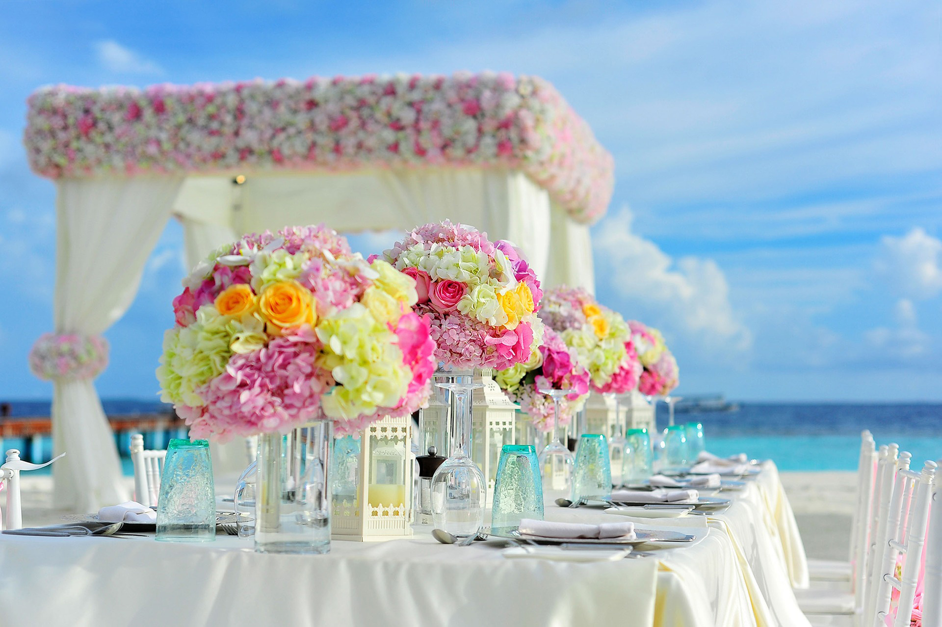 Recepción de tu Boda en la playa